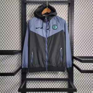Customizable logo Windbreaker Jacket Nike Black Blue S-XXL