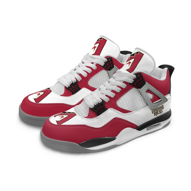 Men's Arizona Diamondbacks Running Weapon Air Jordan 4 Shoes 002