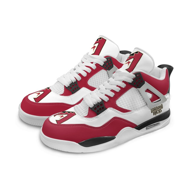 Men's Arizona Diamondbacks Running Weapon Air Jordan 4 Shoes 003