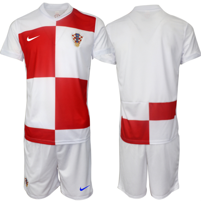 Men's Colombia Team Custom White Red 2024-25 Home Soccer Jersey Suit