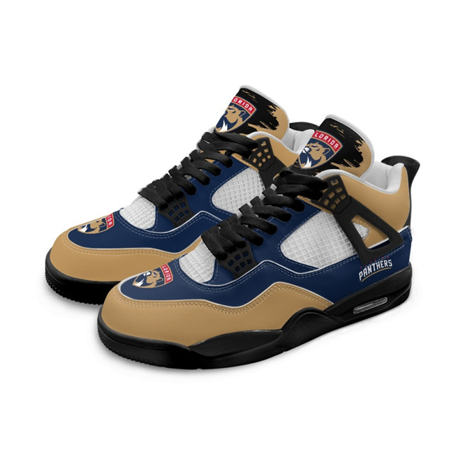 Men's Florida Panthers Running Weapon Air Jordan 4 Shoes 001