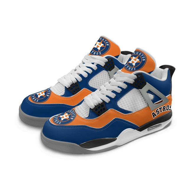 Men's Houston Astros Running Weapon Air Jordan 4 Shoes 002