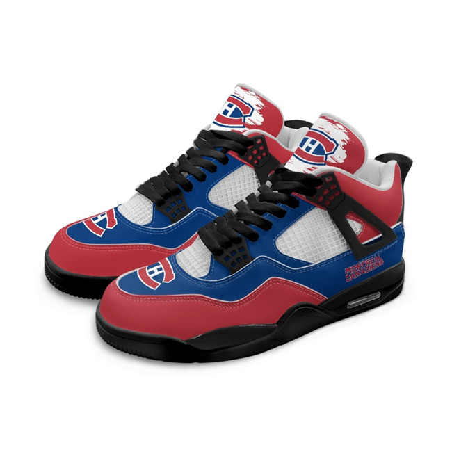 Men's Montreal Canadiens Running Weapon Air Jordan 4 Shoes 001