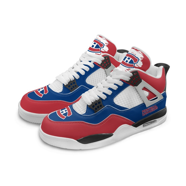 Men's Montreal Canadiens Running Weapon Air Jordan 4 Shoes 003