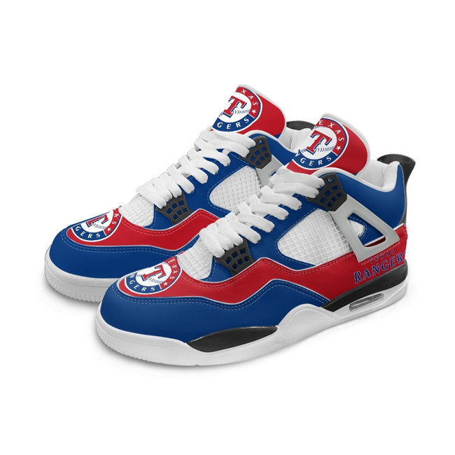 Men's Texas Rangers Running Weapon Air Jordan 4 Shoes 003