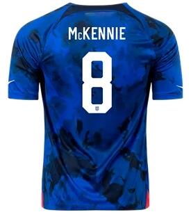 Men's United States  8# blue Soccer Jersey