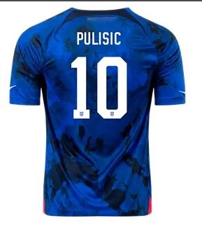 Men's United States 10#  blue Soccer Jersey