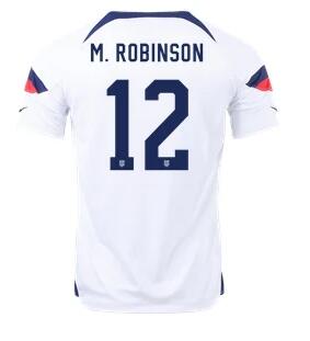 Men's United States 12# white  Soccer Jersey