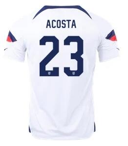 Men's United States 23# white  Soccer Jersey