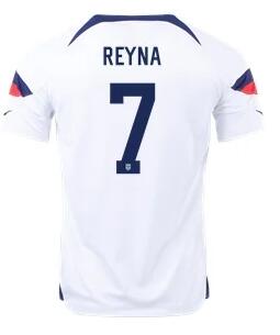 Men's United States 7# white  Soccer Jersey