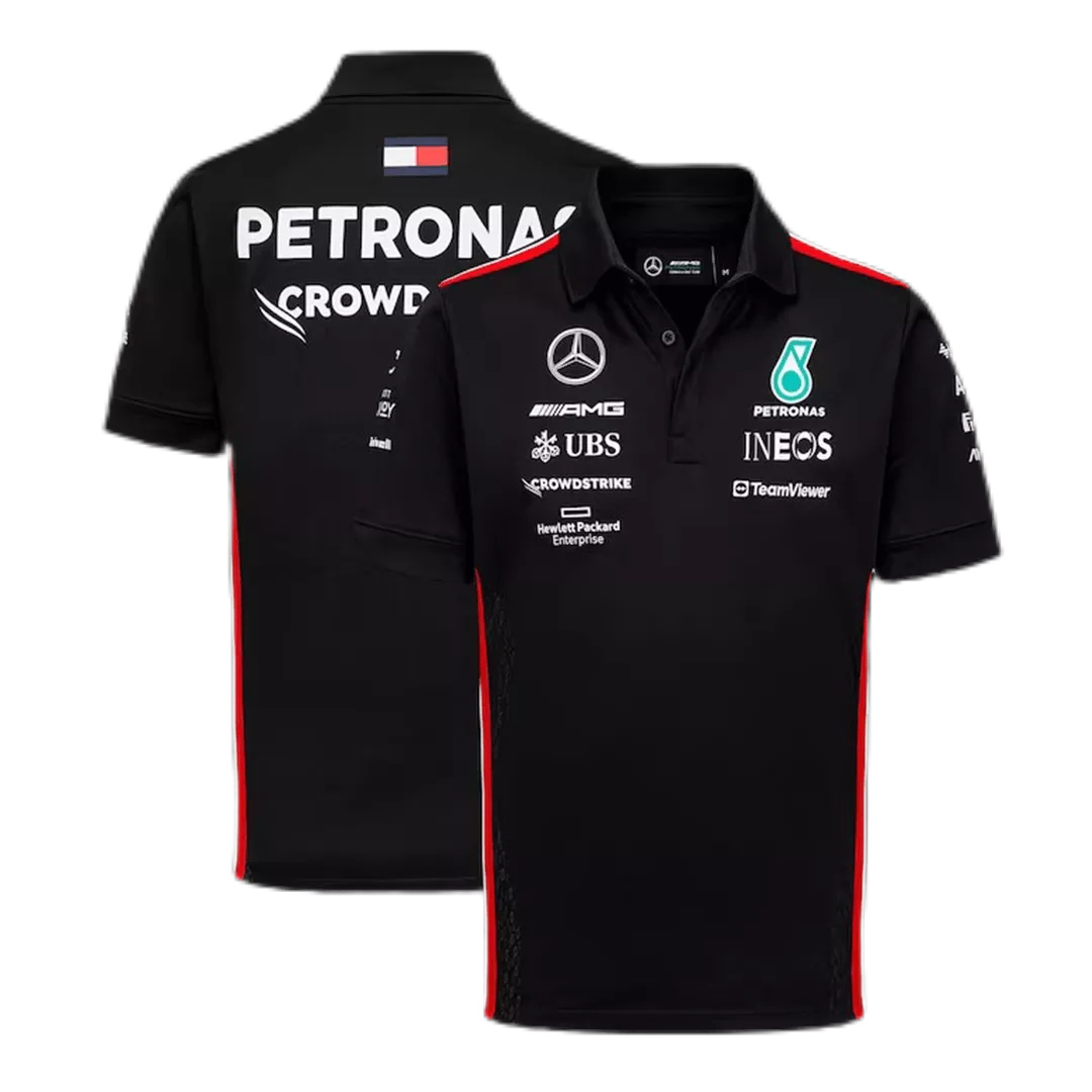 Mercedes AMG Petronas F1 Racing Team Polo 2023 - Black