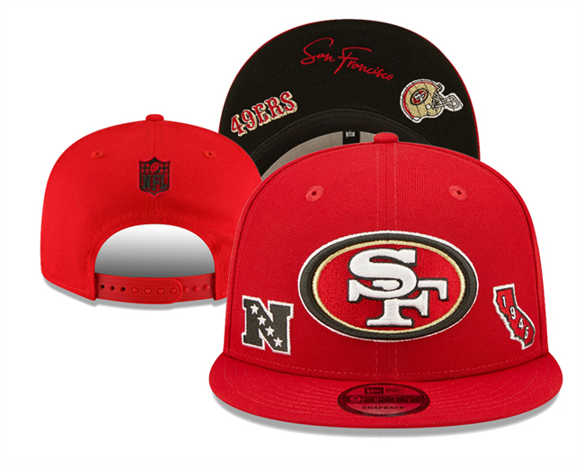 San Francisco 49ers 2024 Stitched Snapback Hats 003 1