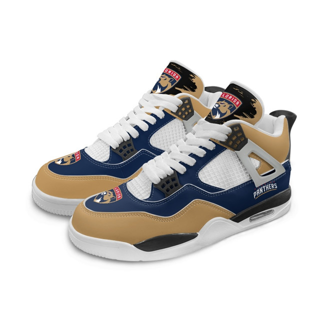 Women's Florida Panthers Running Weapon Air Jordan 4 Shoes 002