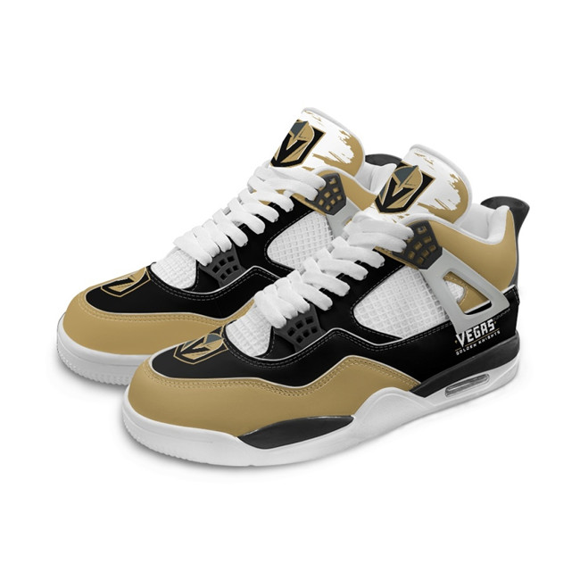 Women's Vegas Golden Knights Running Weapon Air Jordan 4 Shoes 003